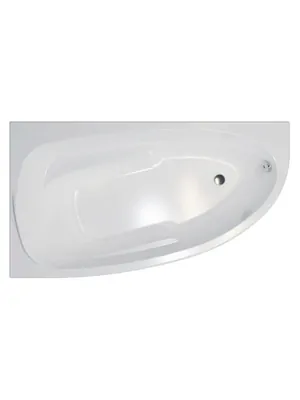 Ванна акриловая Triton (1500х950) правая, без каркаса, со сливом-переливом V80+CK60PF