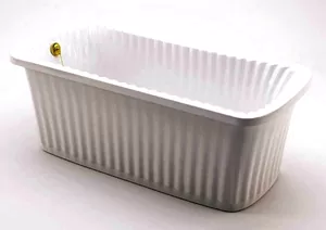 Ванна MIGLIORE 174x83 panello белая панель, фурнитура бронза 24361