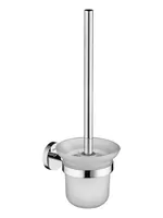Ёршик для унитаза Swedbe 9807 настенный, нержавеющая сталь, стекло, хром