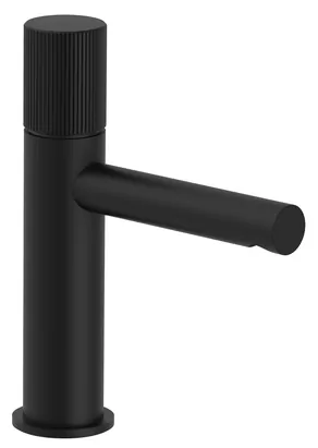 Смеситель для раковины Paffoni 071NO однозахватный, короткий излив 114мм, цвет: черный матовый