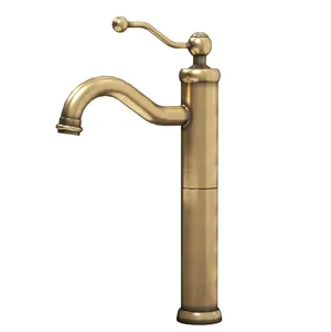 Смеситель для раковины Paini 224 мм, однозахватный, без д./кл.,старая бронза 88F3205LL