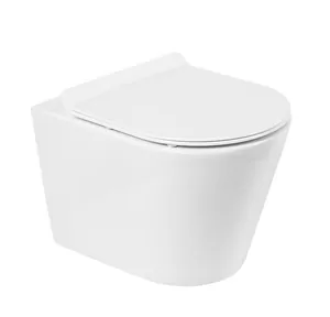 Унитаз подвесной BelBagno -R (355x515x365) белый BB053CHR