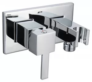 Смеситель CEZARES CZR-DA6- 1 для душа и гиг.душа, со штуцером и держателем, хром