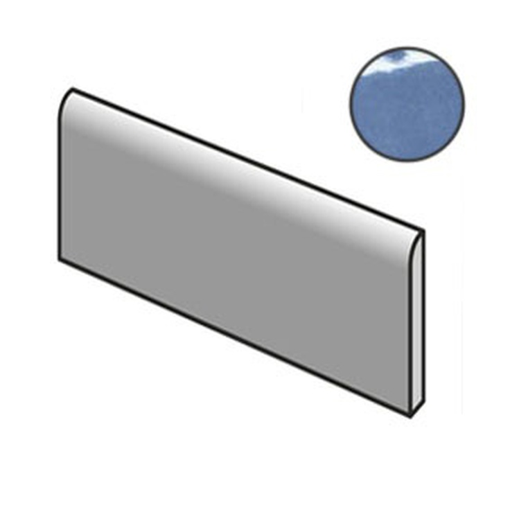 Equipe Masia 21612 Bullnose Blue 7,5x15 глянцевая