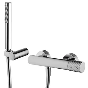 Смеситель для душа FIMA Carlo Frattini Spillo Tech однозахватный, с душ. гарнитуром, хром F3035TXCR