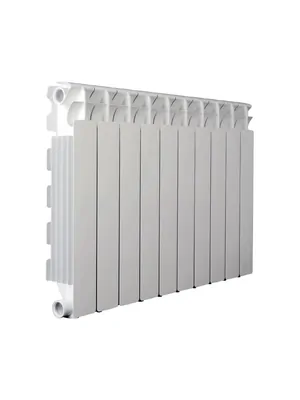 Радиатор алюминиевый Fondital 500/100 10 секций, 2000Вт, белый