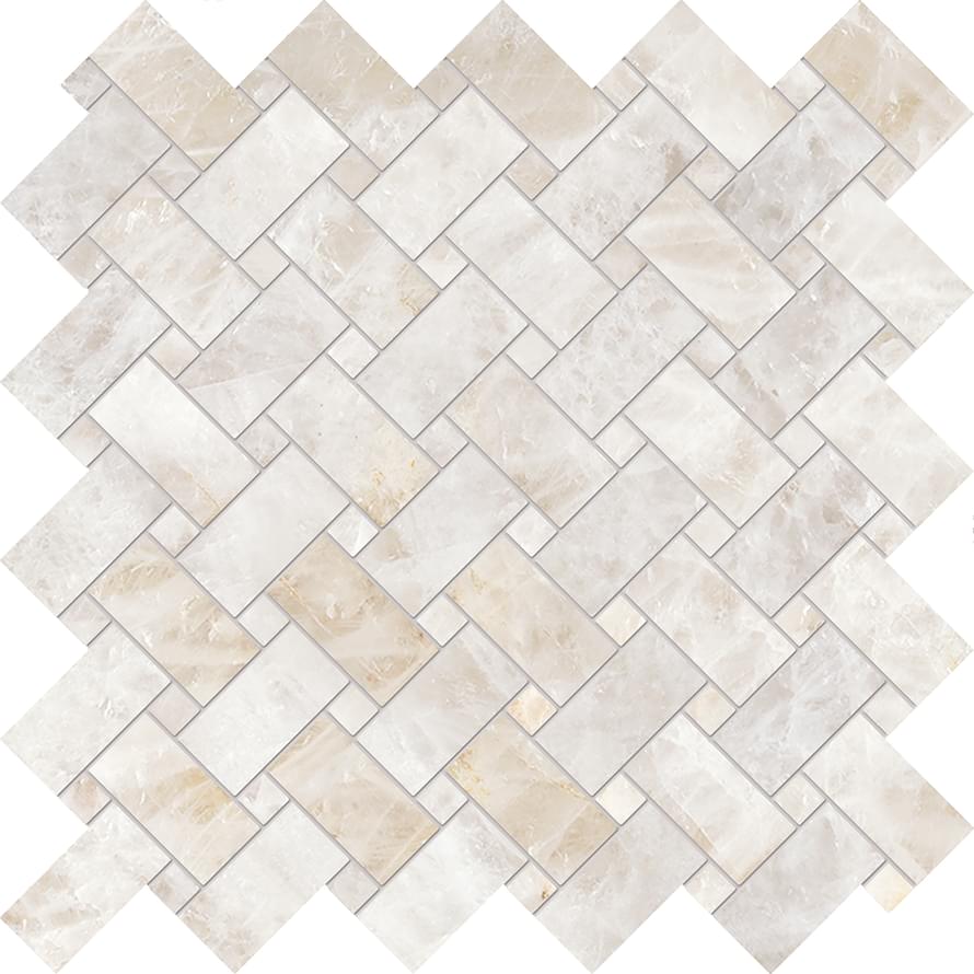 мозаика Tele Di Marmo Precious Intrecci Crystal Ambra Lappato 30x30