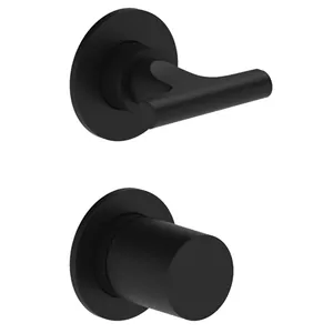 Смеситель для душа Fantini 67S1J087B встраиваемый. внеш.часть, 3 потреб., Deep Black PVD