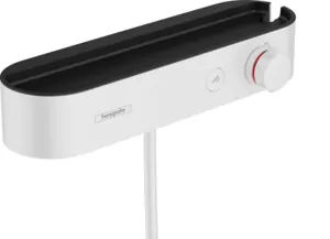 Смеситель Hansgrohe 24360700 для душа, термостат, настенный, матовый белый