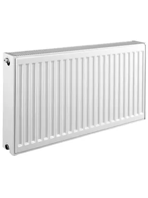 Радиатор стальной KERMI Тип 22 ВШГ:400х400х100 боковое/диагонал. подключение 1/2", 642 Вт FKO220404