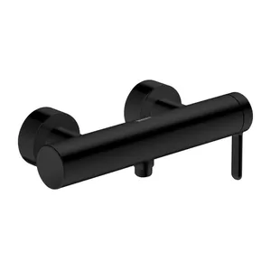 Смеситель Duravit для душа термостат настенный с ручкой, черный матовый C14230000046