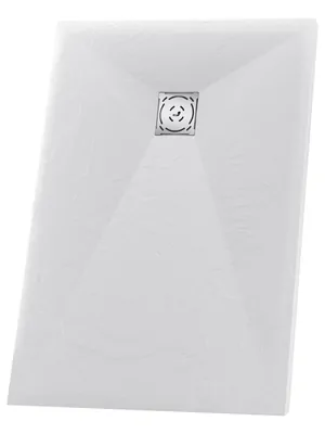Душевой поддон RGW ST-0108W (800х1000х25) прямоугольный, иск. камень, белый 16152810-01
