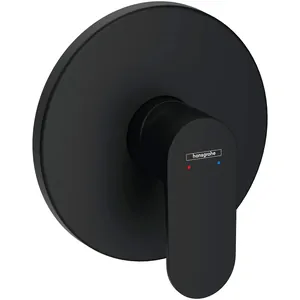 Смеситель для душа Hansgrohe S 72667670 однозахватный, встраиваемый, матовый черный