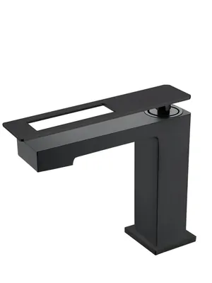 Смеситель Boheme 141-BB для раковины, на 1 отверстие, однозахватный, черный