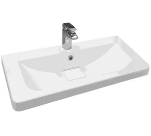 Раковина Aquaton 85 1A71443KSH010 850х460х150 мм, перелив, отверстие под смеситель, белая