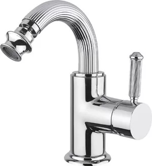 Смеситель CEZARES -BSM2-01-L для биде, однорычажный, донный клапан, хром/ручки металл