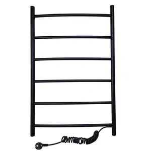 Полотенцесушитель Indigo Arc б/п (н.р.1") 80/50 (к-1) черный муар