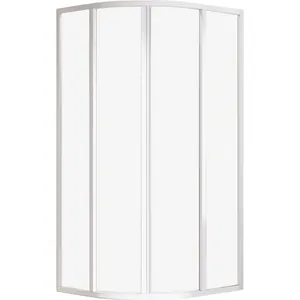 Душевой уголок RAVAK SKCP4-80 (795x795x1950) раздвижные двери, стекло, белый+Transparent