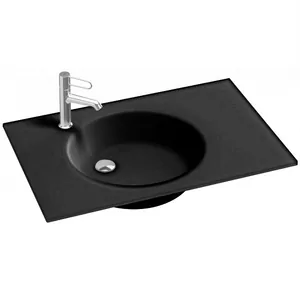Раковина Jacob Delafon 80см с 1 отверстием, черный матовый EB2562-DE2
