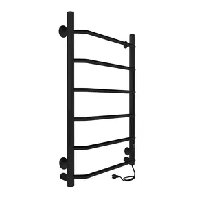 Полотенцесушитель Indigo б/п 800х500 (таймер, скр.монт. унив.подкл) черный муар