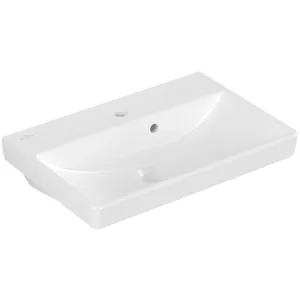 Раковина Villeroy & Boch (550х370) отв, перелив, ceramic+, белый 4A0055R1