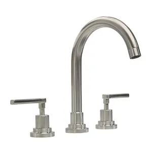 Смеситель для раковины Nicolazzi 05 2208NKN29 на три отверстия, двухзахв., д/к, никель