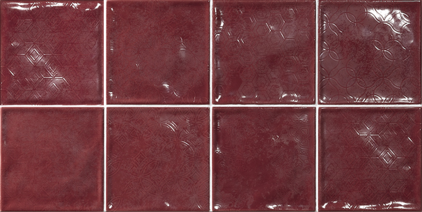 Chic Decorado Carmin Glossy 15X15 глянцевая