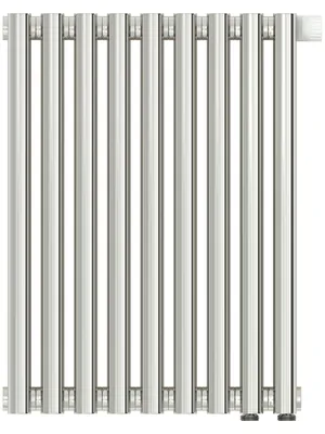 СУНЕРЖА Дизайн радиатор 500х405 (9 секц) нерж.сталь, EU50 левое/правое, 3/4", 00-0322-5009