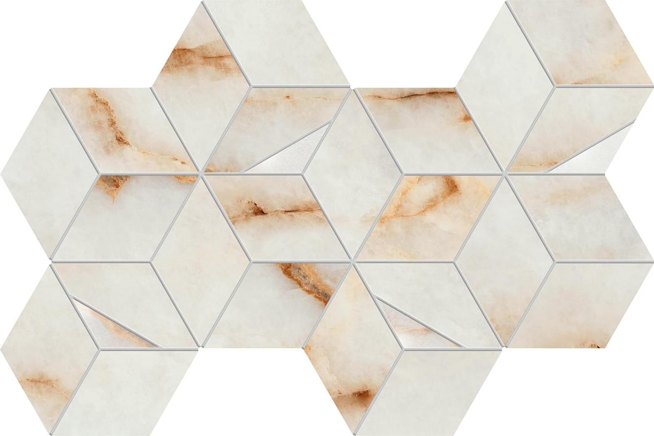 мозаика Marvel Diva Ice Crystal Mosaico Hex Lapp 23.3x40.3