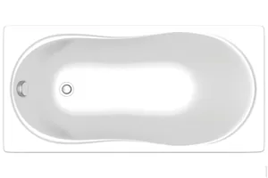 Ванна акриловая BAS 1400х700х480 прямоугольная, без каркаса, без слива-перелива, цвет: белый