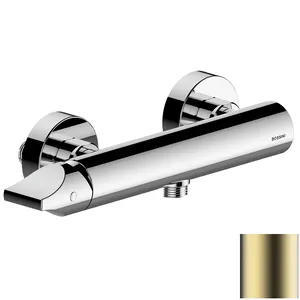 Смеситель для душа Bossini Z005143043 настенный, однозахватный, сатин. золото