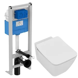 Инсталляция Ideal Standard ProSys + Унитаз II AquaBlade + сиденье микролифт E387001