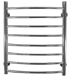 Полотенцесушитель Флагман "Лесенка" изогнутая 600х700 нерж. сталь, диаг./нижнее подкл. D-1/2"