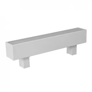 Конвектор напольный КЗТО (130х130х1000) 917Вт, два теплообменника, белый