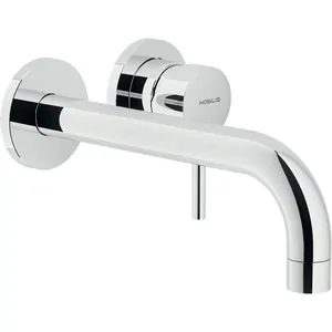 Смеситель NOBILI для раковины, встраиваемый, внешняя часть, излив 200мм, хром LV00199/1CR