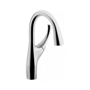 Смеситель Jacob Delafon для кухни, выдвижной излив, сталь матовая E72511-VS