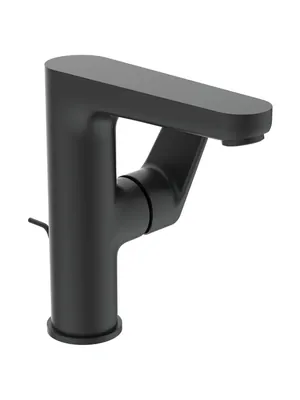Смеситель для умывальника Ideal Standard O излив 136мм, с дон клапаном, мат.черный BC703XG