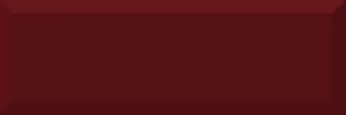 Tea 02 Fosker Monocolor Biselado  Burdeos 30X10 глянцевая