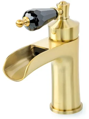 Смеситель Boheme 201-BSW для раковины, на 1 отверстие, однозахватный, низкий излив, бронза