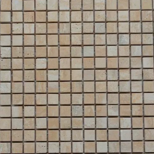 Marble Mosaic Ivory Travertine Polished 30.5X30.5 полированная