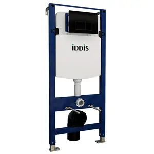 Инсталляция IDDIS Profix, клавиша смыва Optima Home матов.черный, для подвесного унитаза OPH00MBi32K