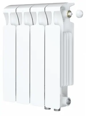 Радиатор биметаллический Rifar Ventil MVR 350 нижнее правое подкл, 4 секций, 50мм, 552 Вт