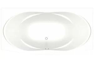 Ванна акриловая BAS 1940х900 прямоугольная, каркас, без слива-перелива, цвет: белый