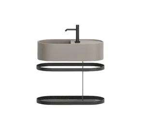 Раковина Cielo (600х300х160) без отверстия под смеситель, цвет Arenaria LPLAO60SF AN