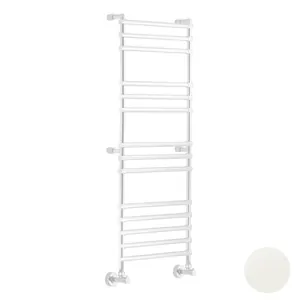 Полотенцесушитель водяной Margaroli Sole 464-14 (1390х535) белый, 4644714WH