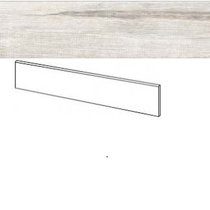 Cerim Ceramiche Details Wood 744323 White BS 4,6x60 матовая
