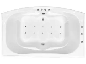 Ванна прямоугольная BACH 190х110 Система 5, аэромассаж, каркас
