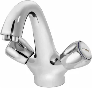 Смеситель для раковины VARION Armaturen lux 1349 18 1 резин. кран-букса, фиксированный излив