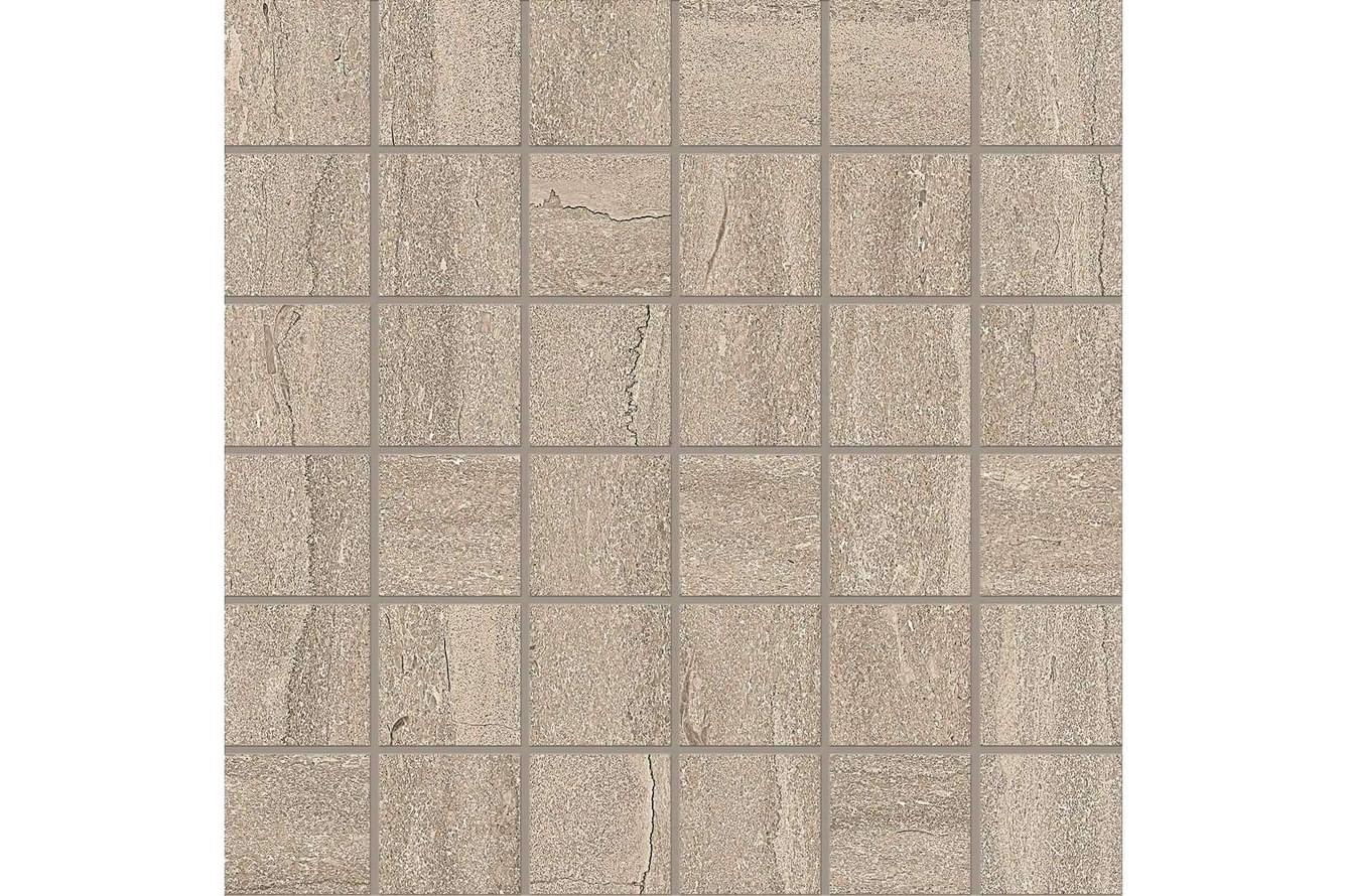 фон Portland Stone Mosaico 5X5 Vein Cut Sand Naturale 30x30