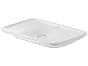 Раковина DURAVIT 700х420х100 без площадки под смеситель, без перелива, крепление 0370700000